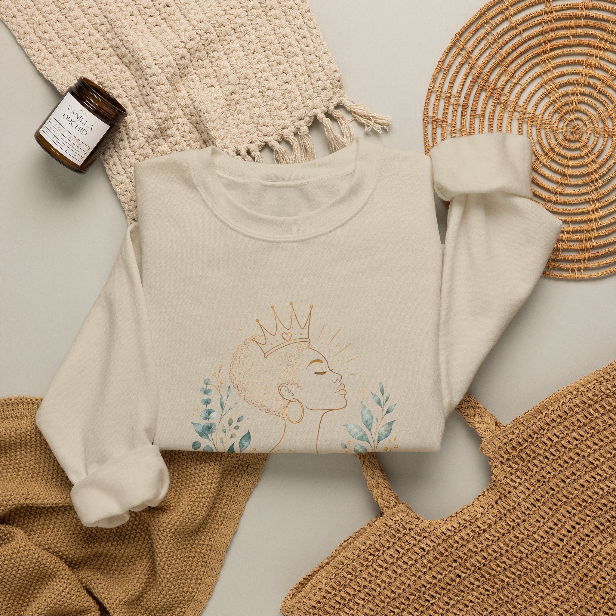 Brave by His Grace Sweatshirt – 2 Corinthians 12:9