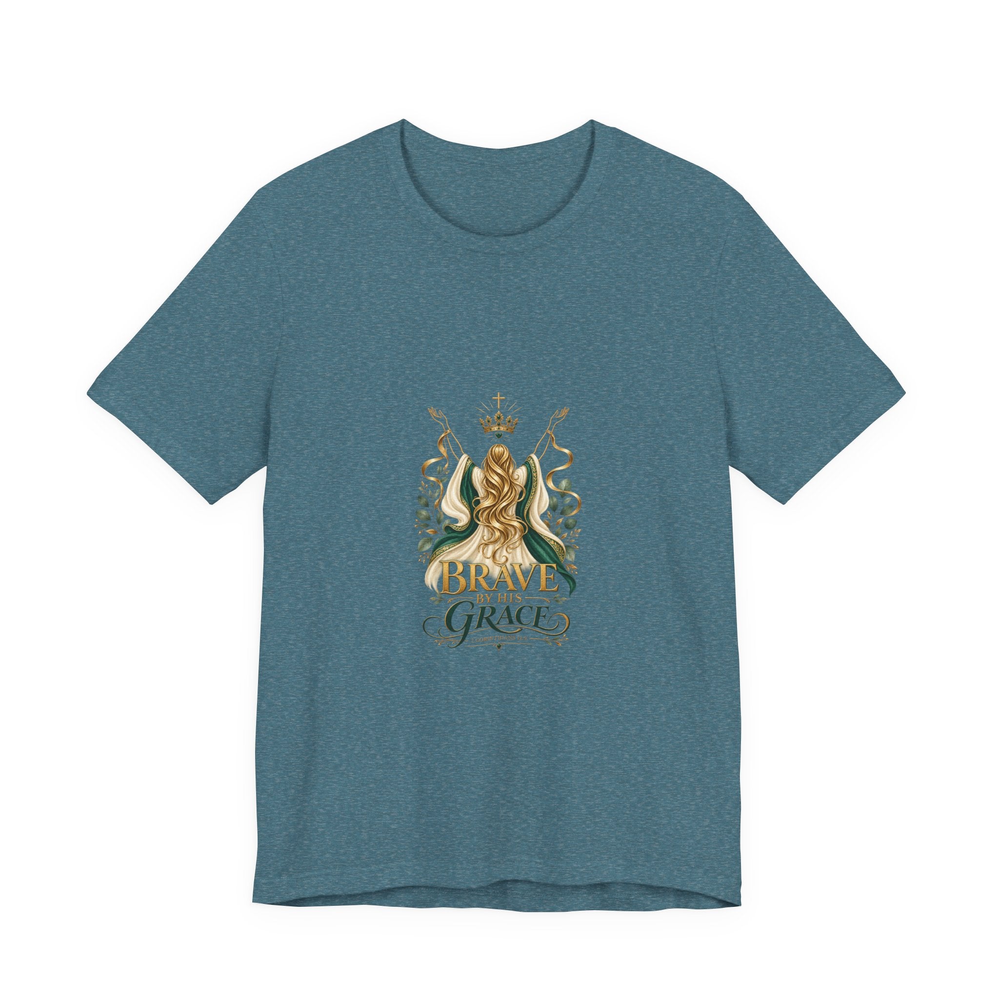 Brave by His Grace T-Shirt – 2 Corinthians 12:9