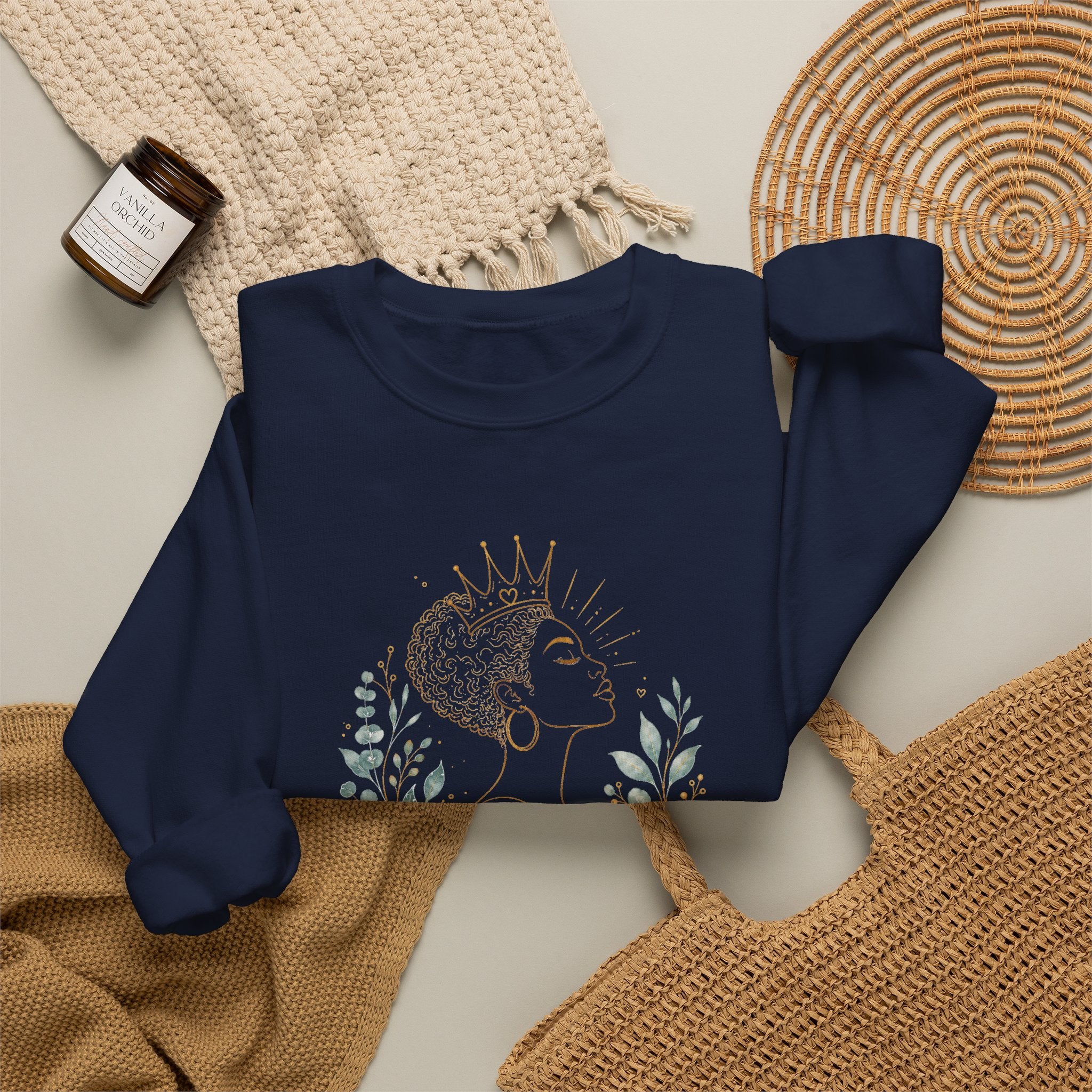 Powered by His Grace Sweatshirt – 2 Corinthians 12:9