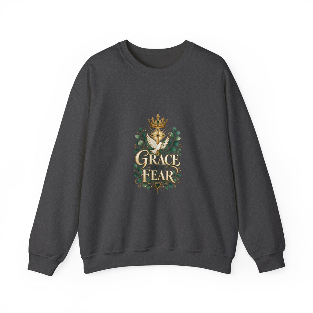 Grace Over Fear Sweatshirt – Christian Faith Apparel
