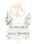 No Weapon Formed sweatshirt design for cream and light garments